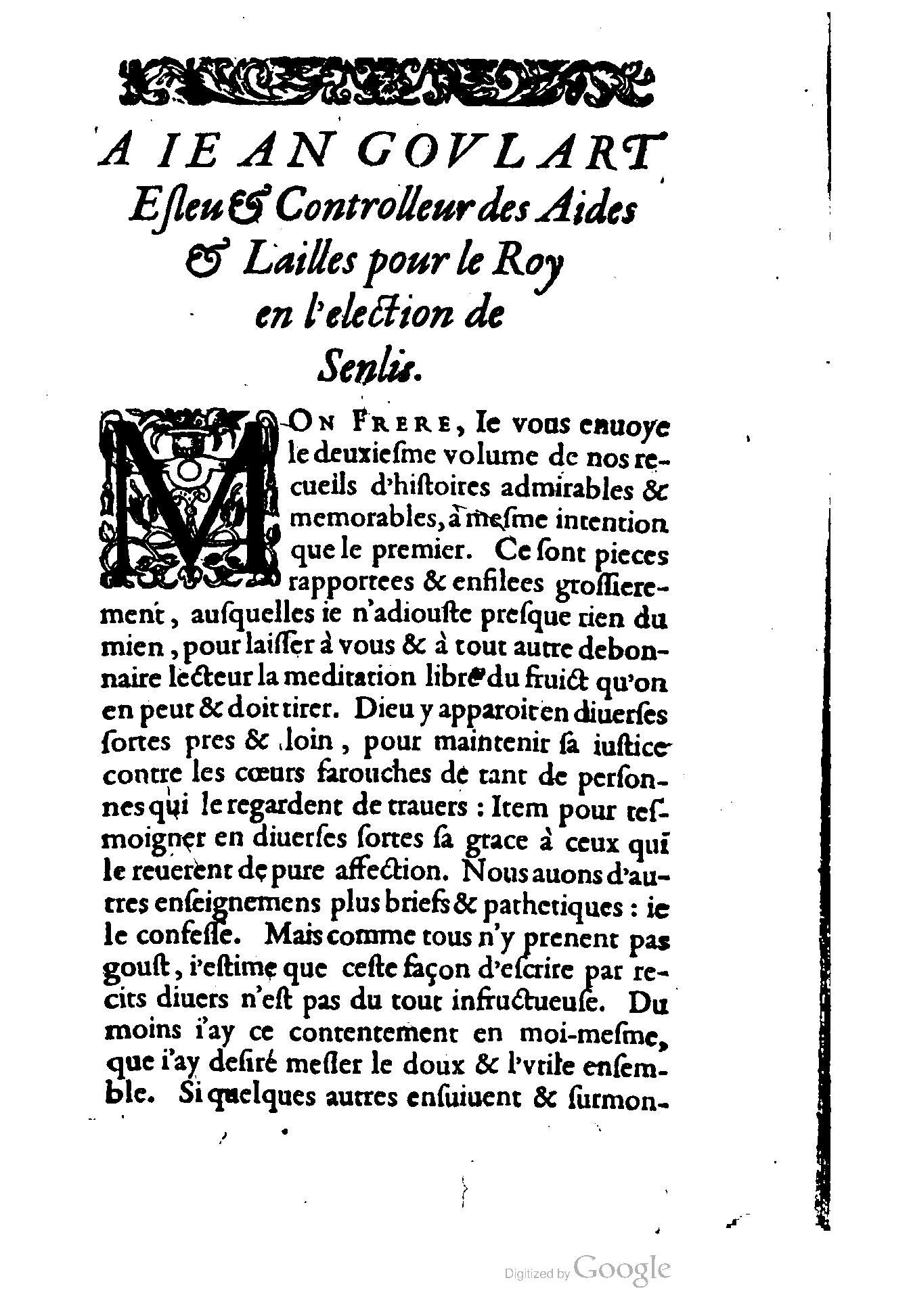 1620 - Samuel Crespin - Trésor d’histoires admirables et mémorables - BCU Lausanne 1620 - Samuel Crespin - Trésor d’histoires admirables et mémorables - BCU Lausanne