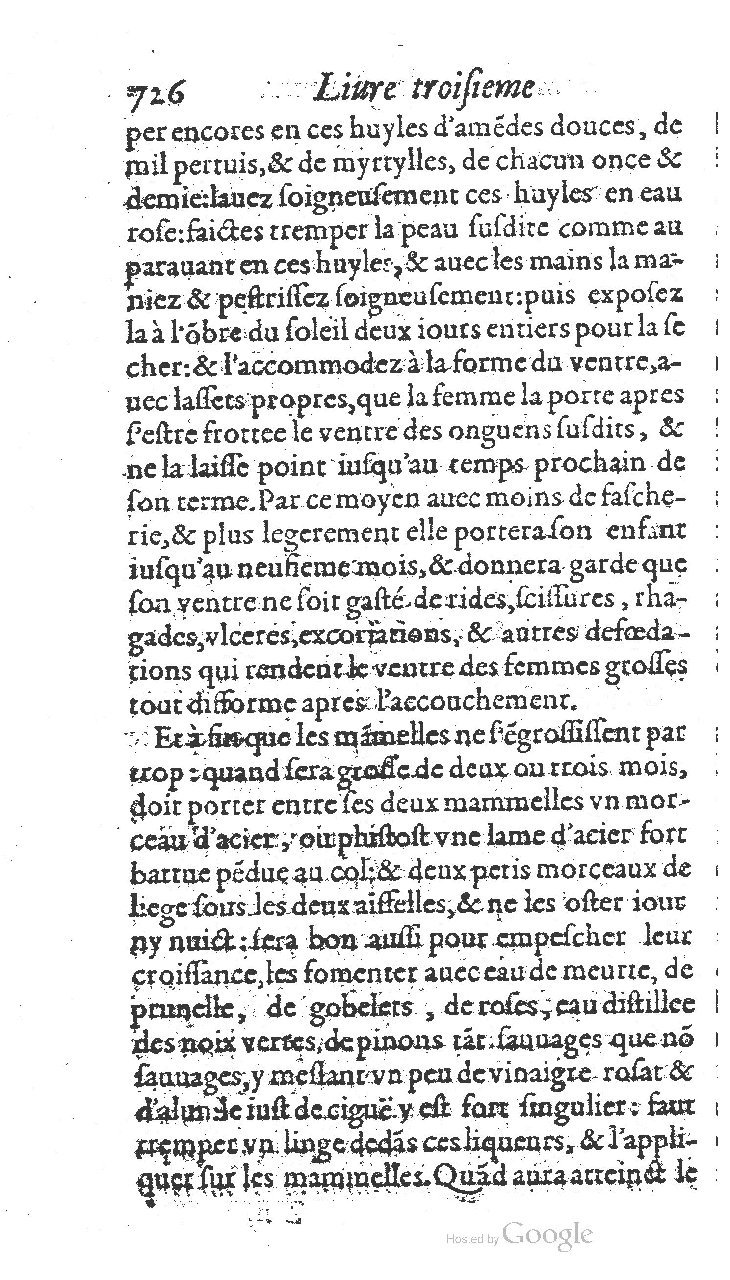 1585 - Jacques du Puis - Trésor des remèdes secrets pour les maladies des femmes - BnF