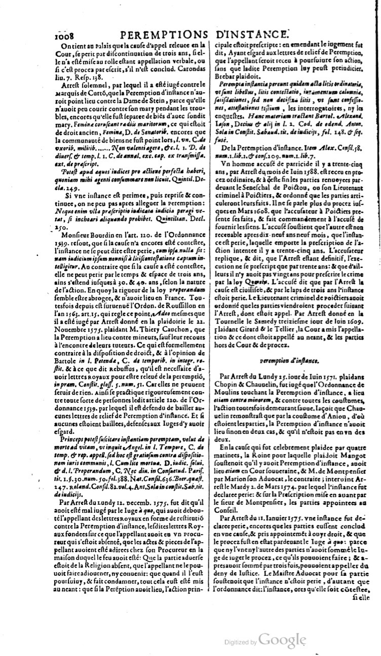1629 - Veuve Nicolas Buon - Trésor du droit français (29620 T. 2) - BM Lyon