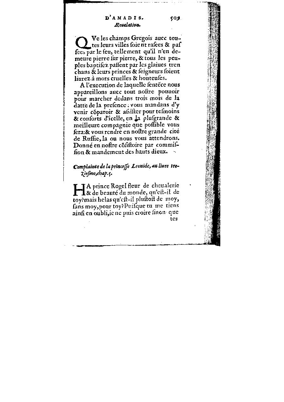 1572 - Veuve Gabriel Cotier - Trésor des Amadis - BM Lyon