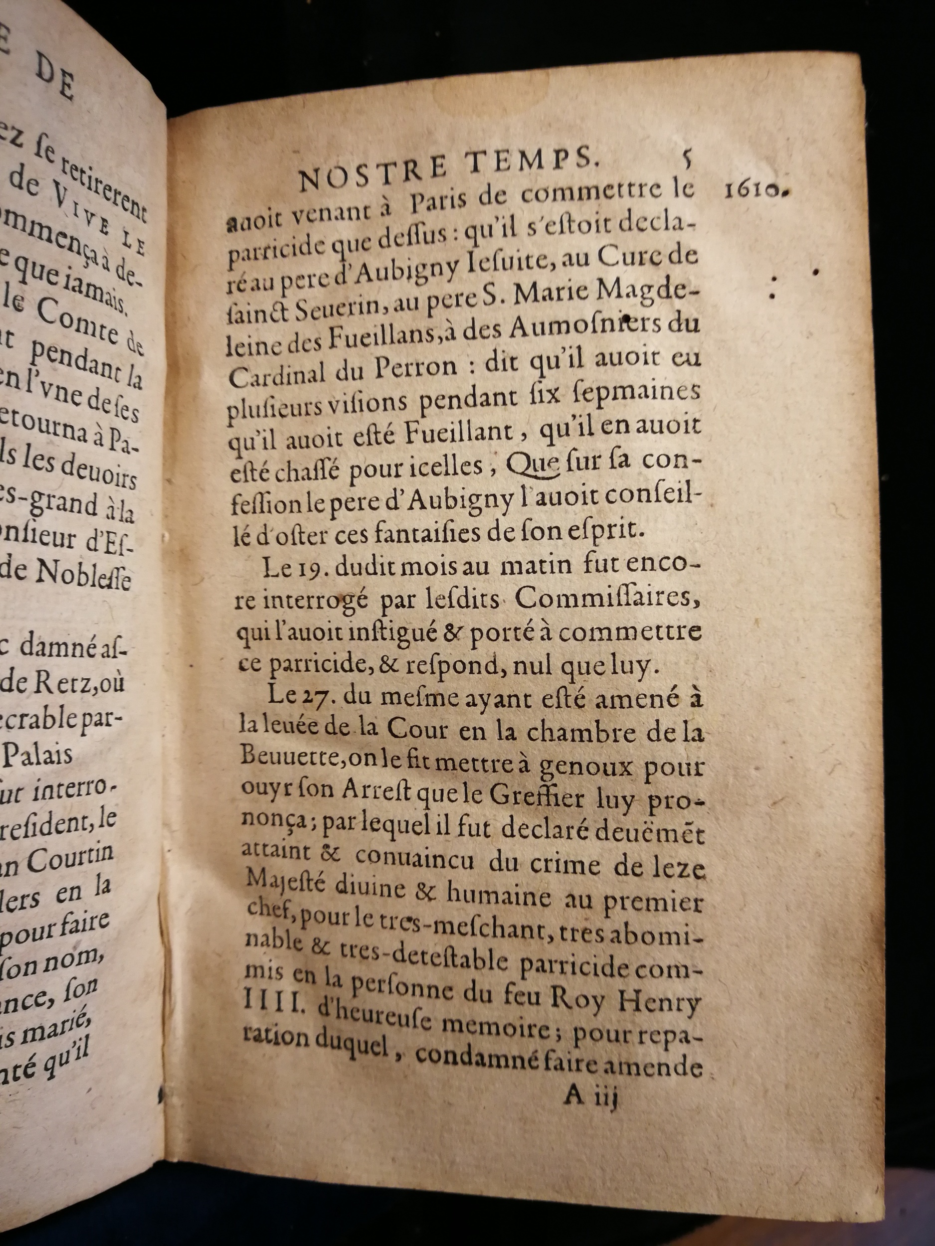 1626 - Joseph Bouillerot - Trésor de l’histoire générale de notre temps - Les Méjanes, Aix-en-Provence