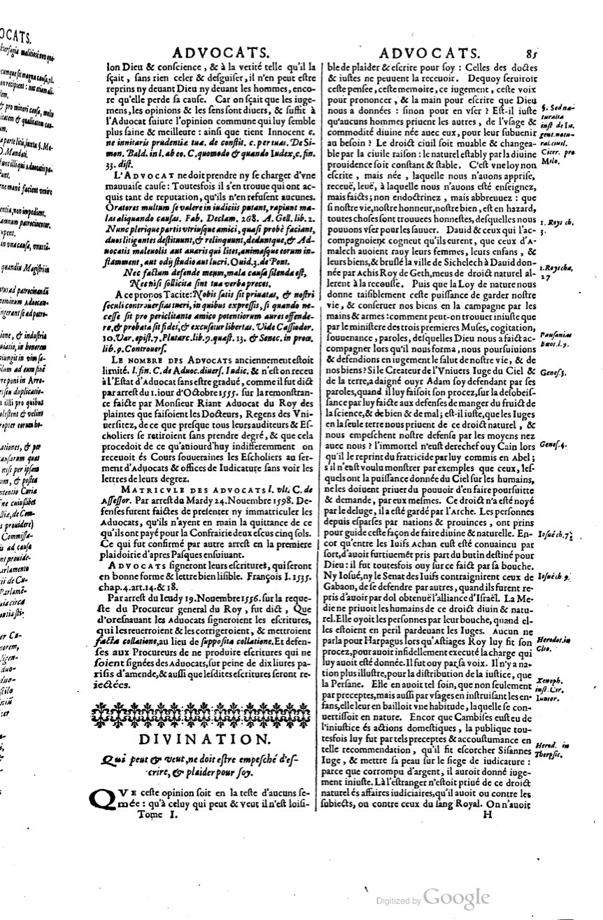 1629 - Veuve Nicolas Buon - Trésor du droit français (29620 T. 1) - BM Lyon