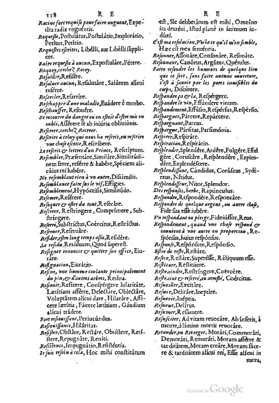 1558 - Guillaume Rouillé - Trésor des mots et traits français - BSB Munich 1558 - Guillaume Rouillé - Trésor des mots et traits français - BSB Munich