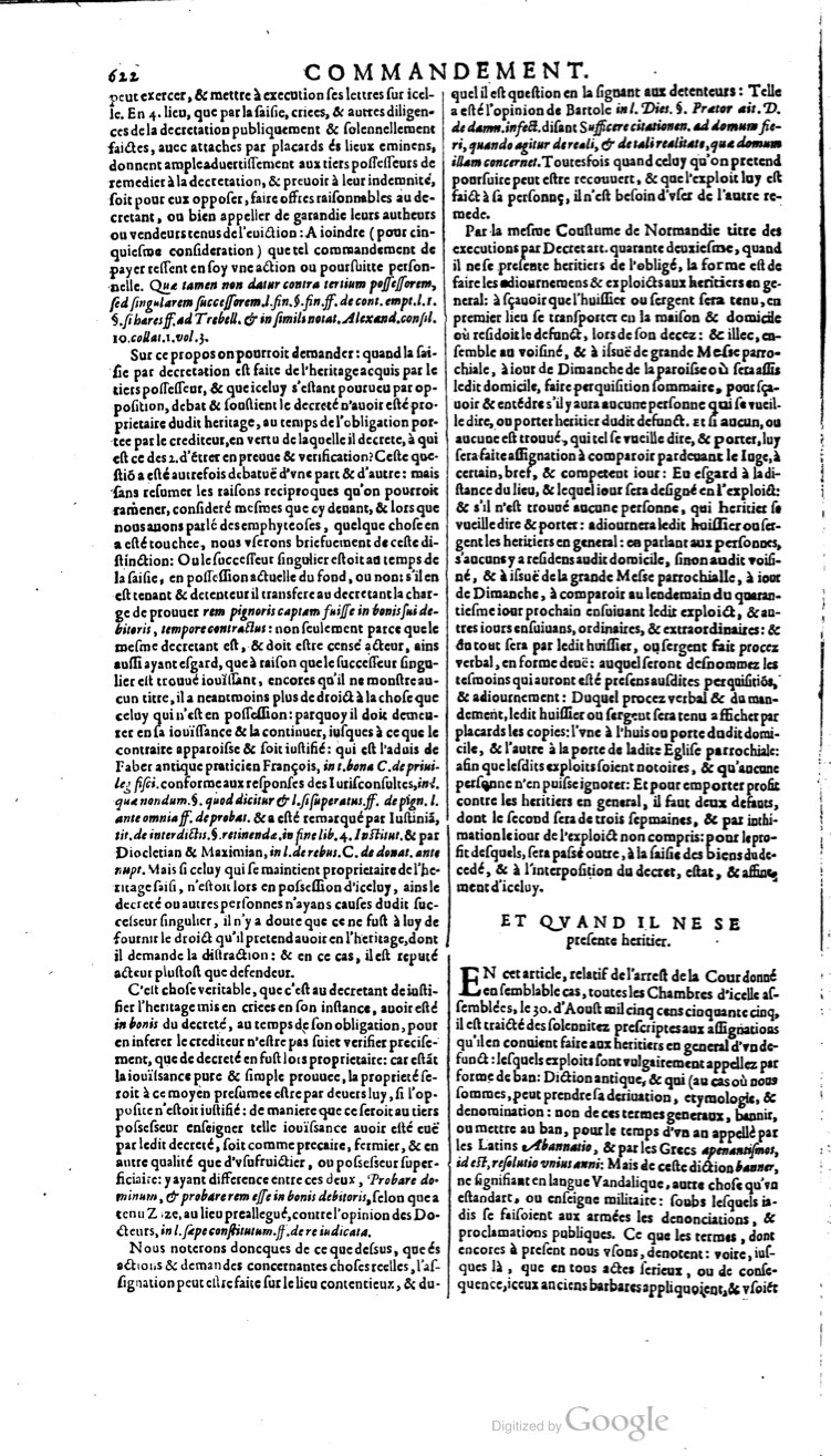 1629 - Veuve Nicolas Buon - Trésor du droit français (21754 T. 1) - BM Lyon 1629 - Veuve Nicolas Buon - Trésor du droit français (21754 T. 1) - BM Lyon