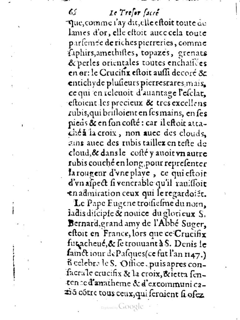 1636 - Jean Billaine - Trésor sacré ou inventaire des saintes reliques - British Library