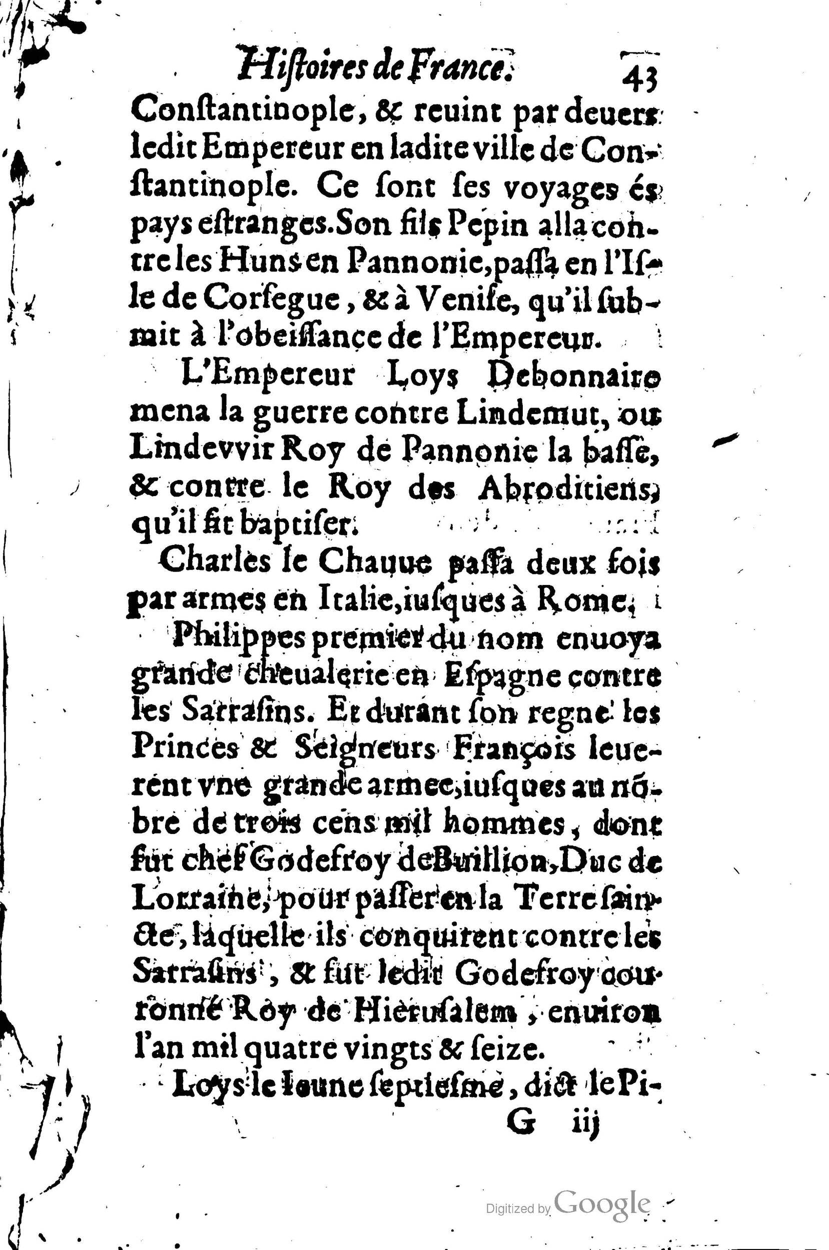 1619 - Jean Corrozet - Trésor des histoires de France - BSB Munich