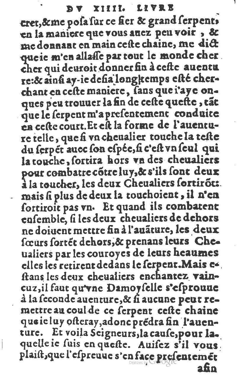 1582 - Jean Huguetan - Trésor des Amadis T. 1 - BM Lyon