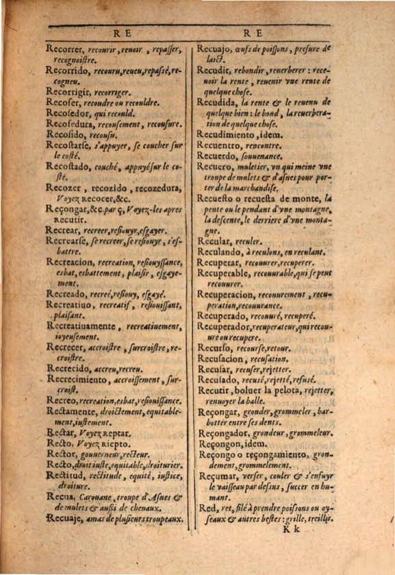 1607 - Marc Orry - Trésor des deux langues espagnole et française (Première et Seconde parties) - ÖNB Wien