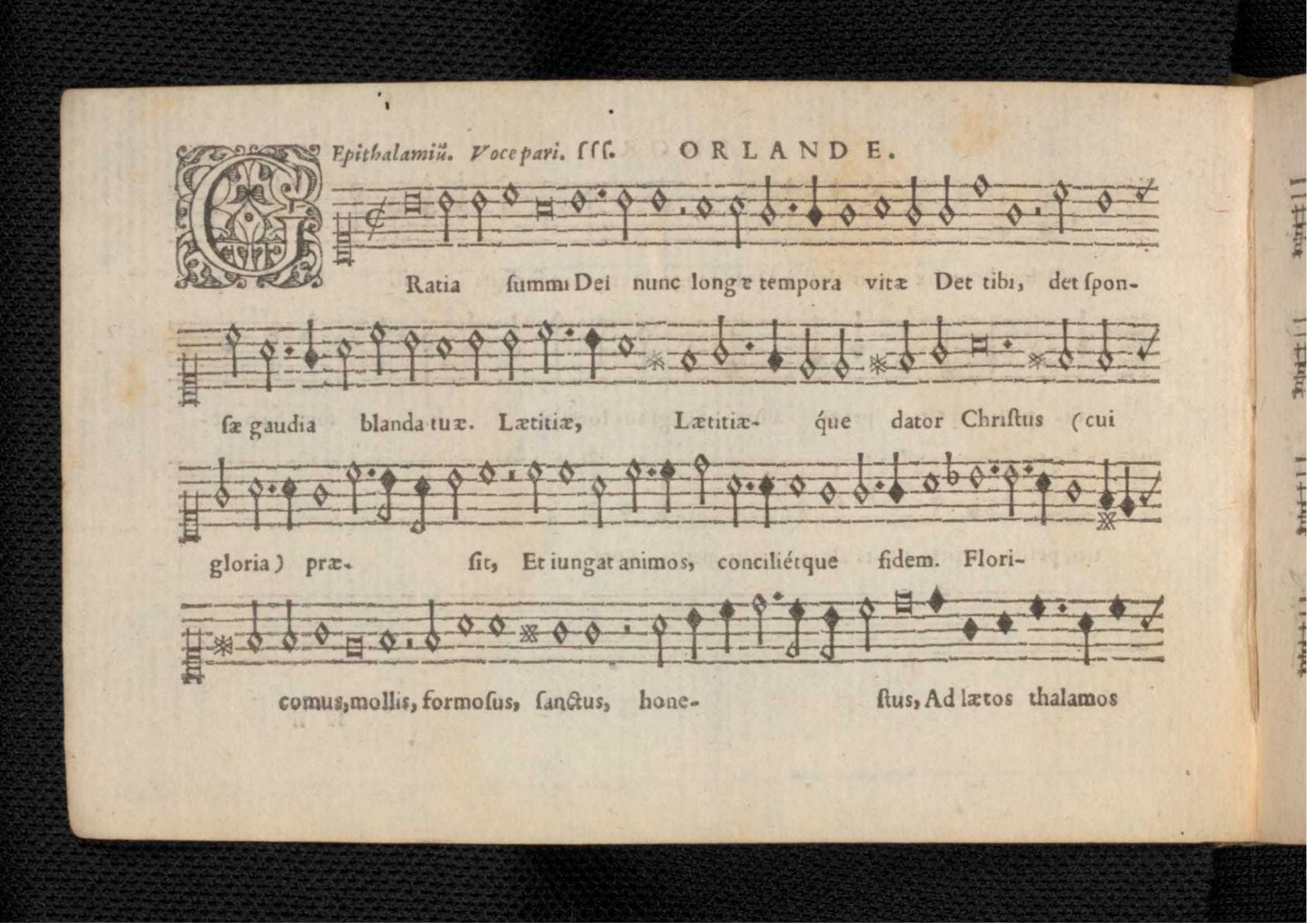 1576 - [Pierre de Saint-André] - Trésor de musique d’Orlande de Lassus Tenor - KBR Bruxelles