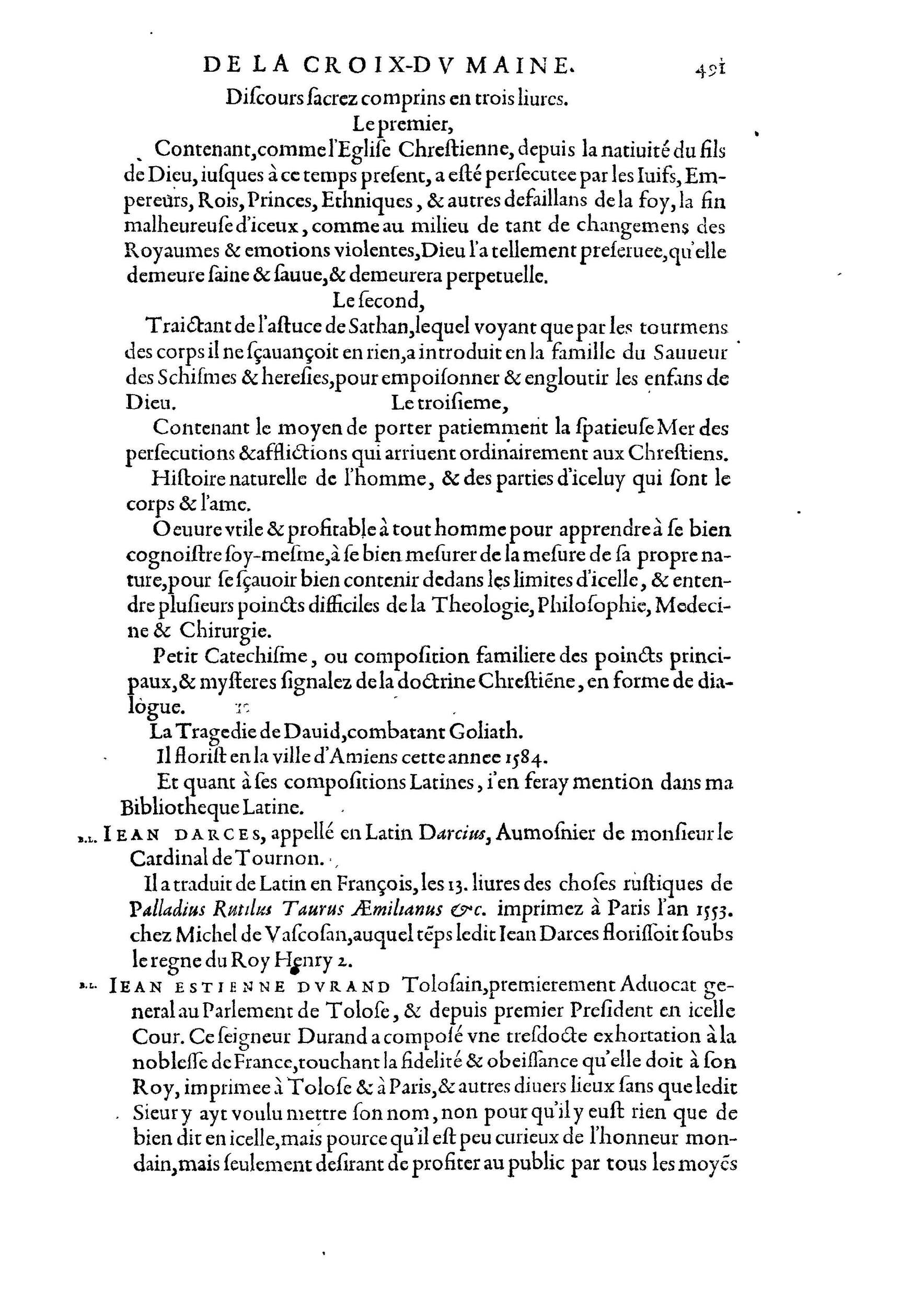 1584 - Abel L&#039;Angelier - Bibliothèques françaises - BnF