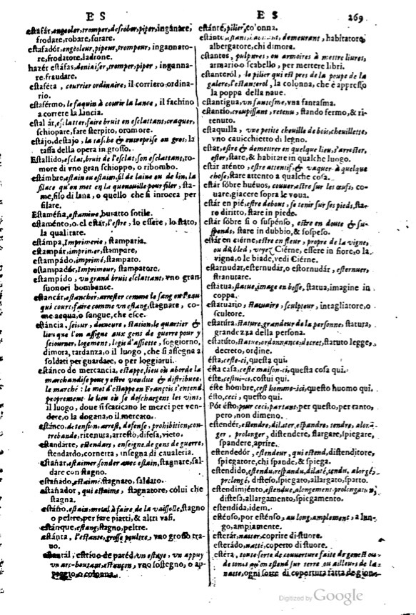 1617 - Samuel Crespin - Trésor des trois langues espagnole, française et italienne (3 parties) - Ohio