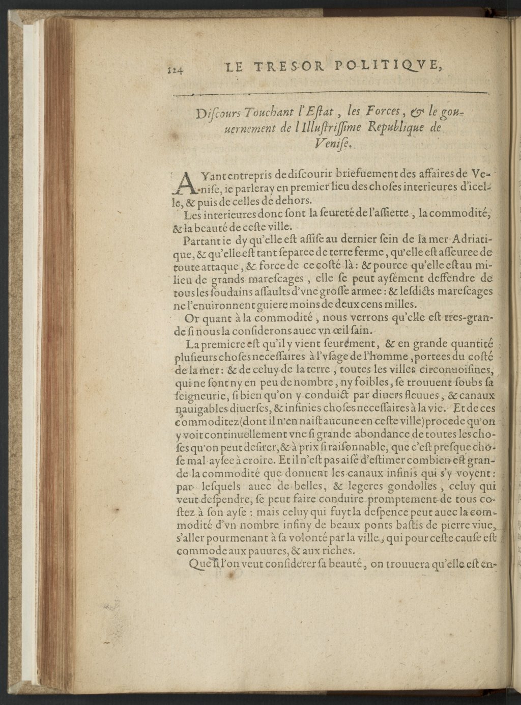 1608 - Nicolas Du Fossé - Trésor politique - BnF Tolbiac