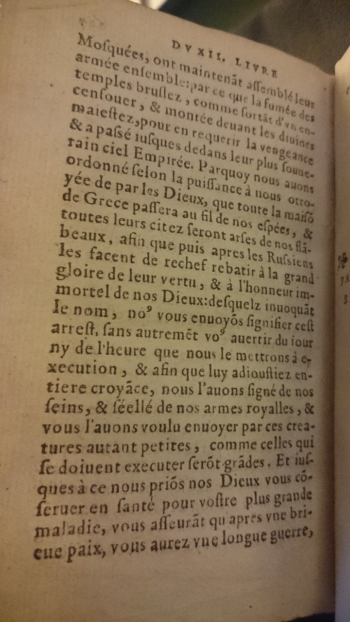 1563 - Jacques Kerver et Jean Ruelle - Trésor des Amadis - British Library