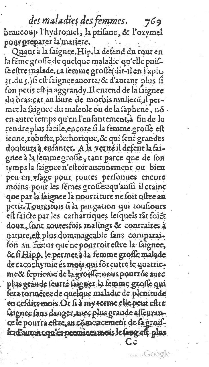 1585 - Jacques du Puis - Trésor des remèdes secrets pour les maladies des femmes - BnF