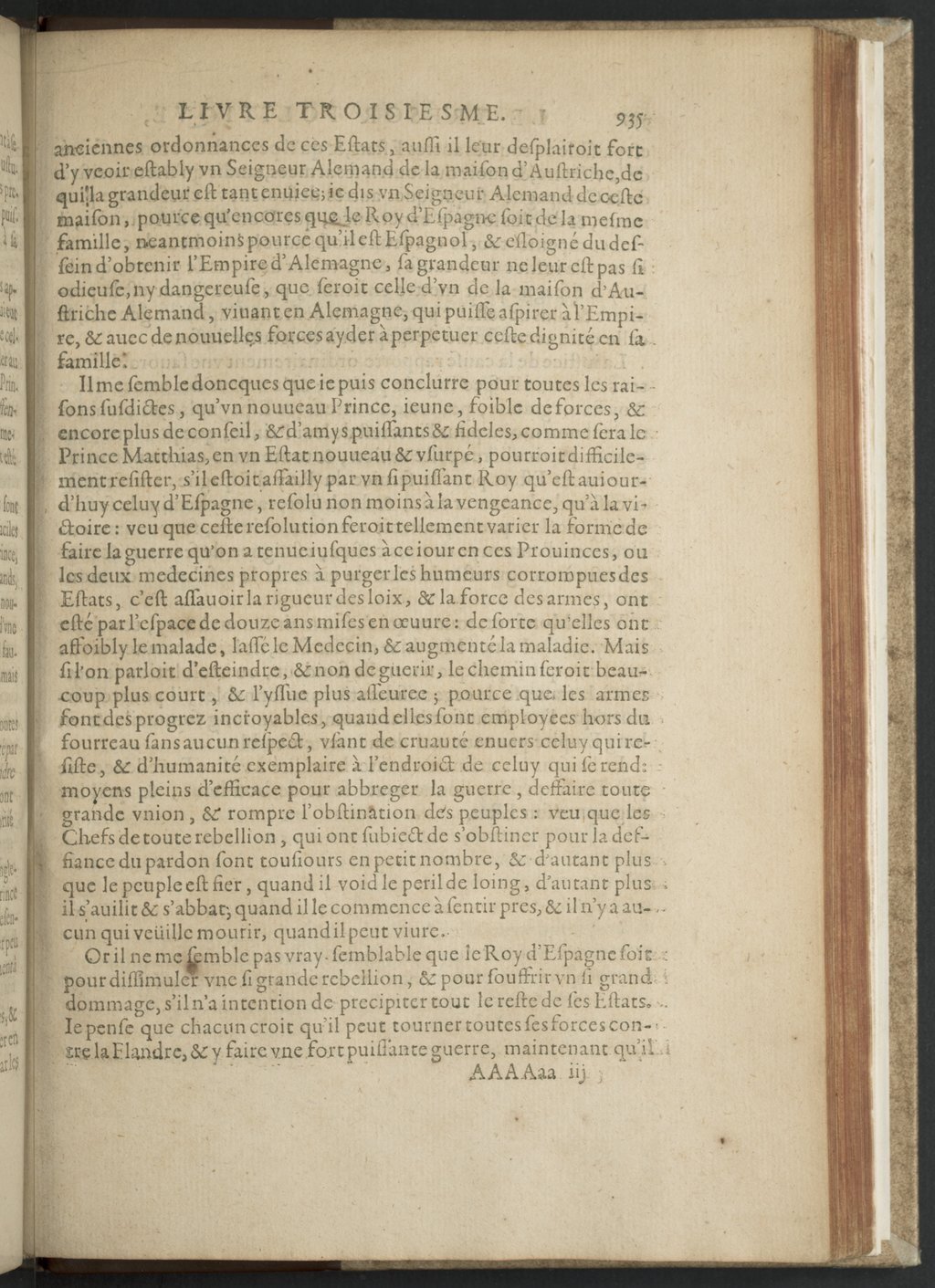1608 - Nicolas Du Fossé - Trésor politique - BnF Tolbiac