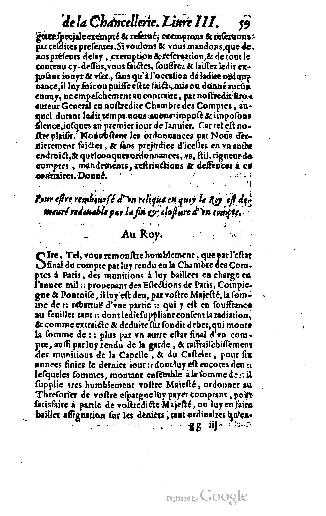 1614 - Jean Richer - Trésor du nouveau style et protocole de la chancellerie de France - BSB Munich