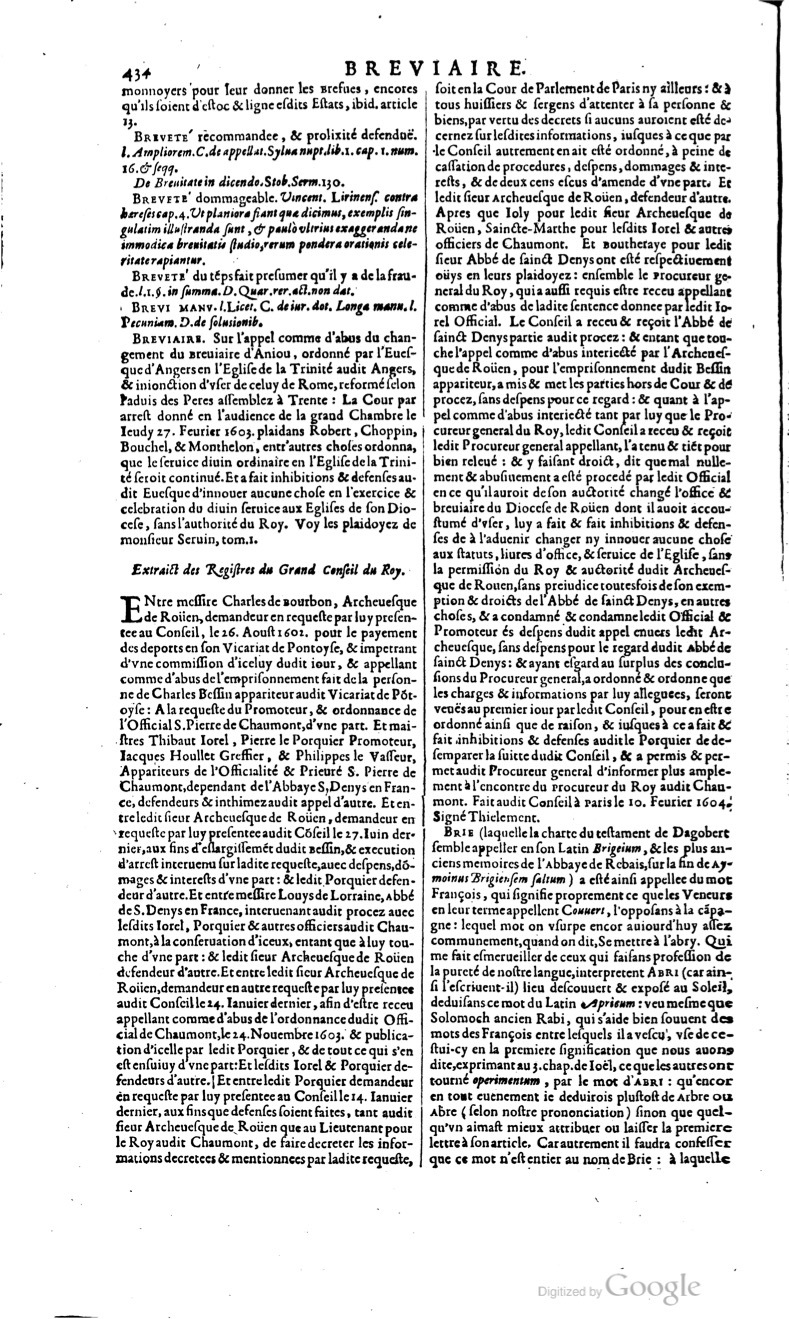 1629 - Veuve Nicolas Buon - Trésor du droit français (29620 T. 1) - BM Lyon