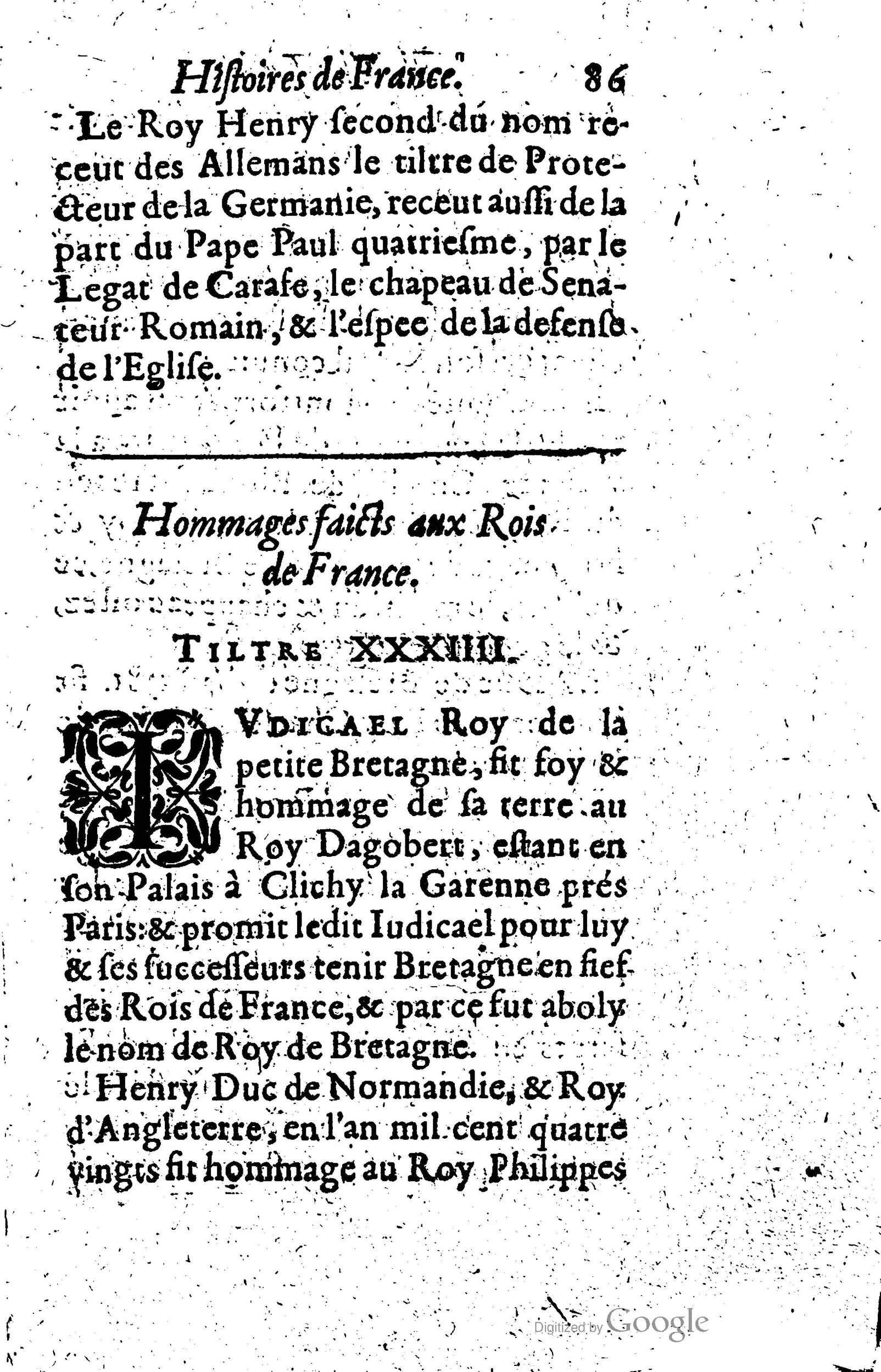 1619 - Jean Corrozet - Trésor des histoires de France - Anvers Musée Plantin-Moretus