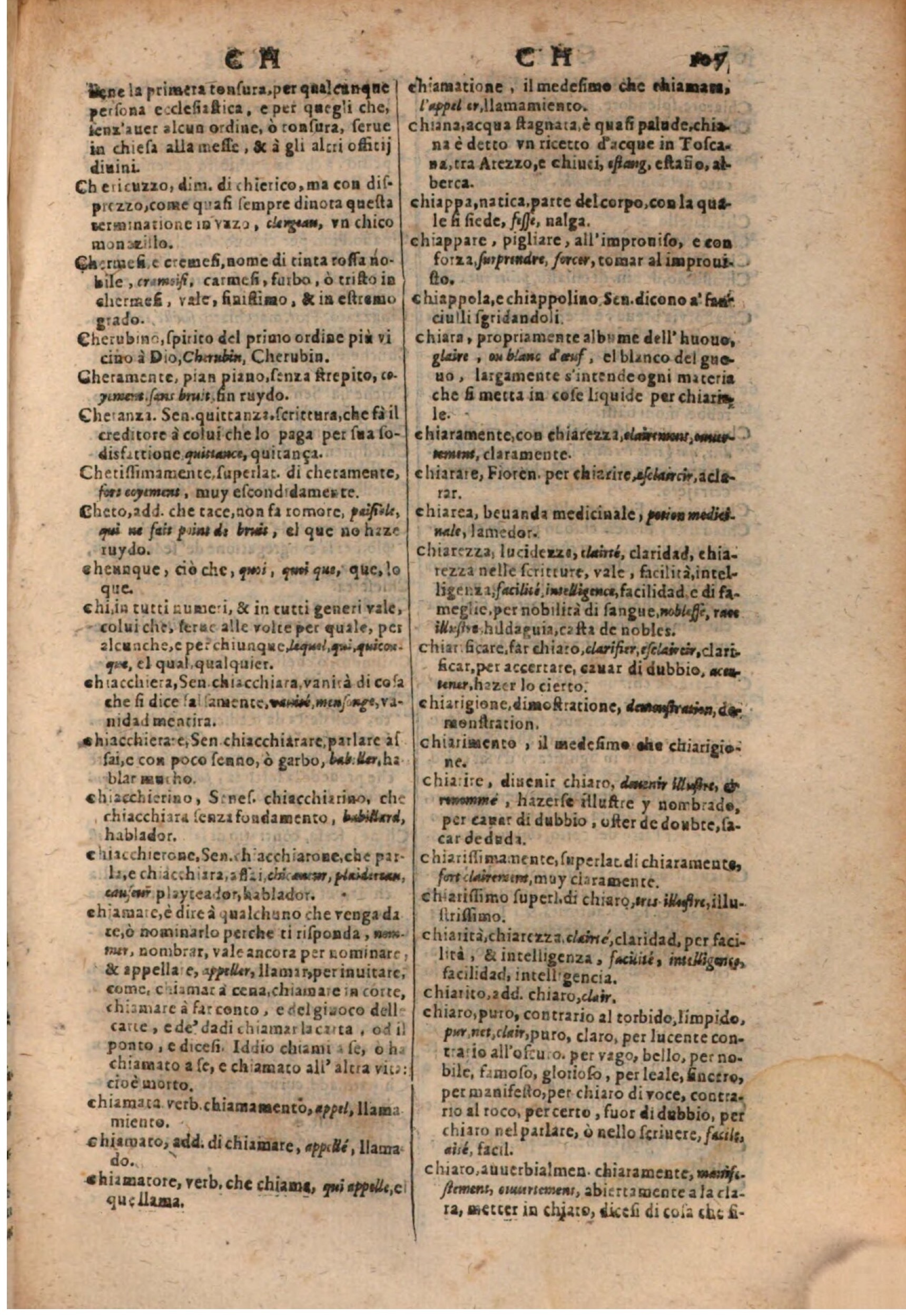 1637 - Jacques Crespin - Trésor des trois langues (Trois parties) - BSB Munich