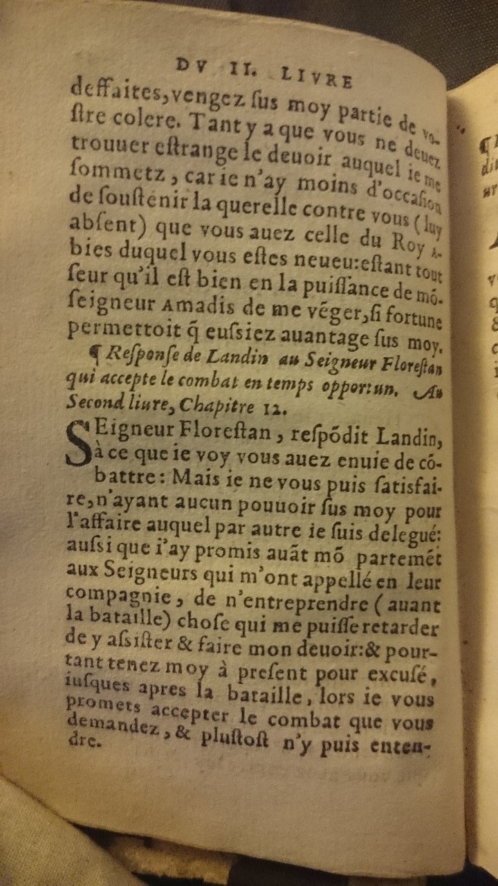 1563 - Jacques Kerver et Jean Ruelle - Trésor des Amadis - British Library