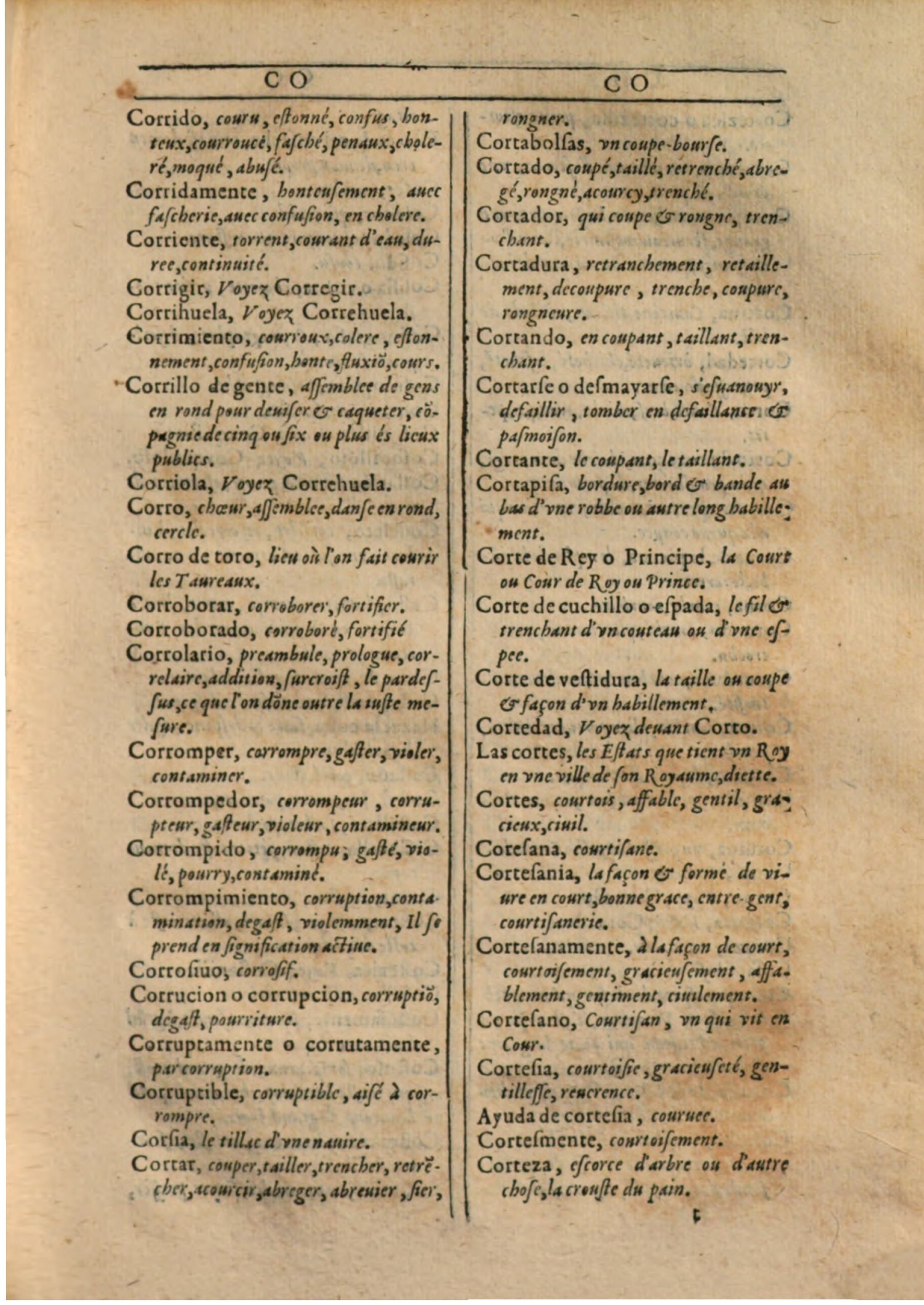 1607 - Marc Orry - Trésor des deux langues espagnole et française (Première partie) - BSB Munich 1607 - Marc Orry - Trésor des deux langues espagnole et française (Première partie) - BSB Munich