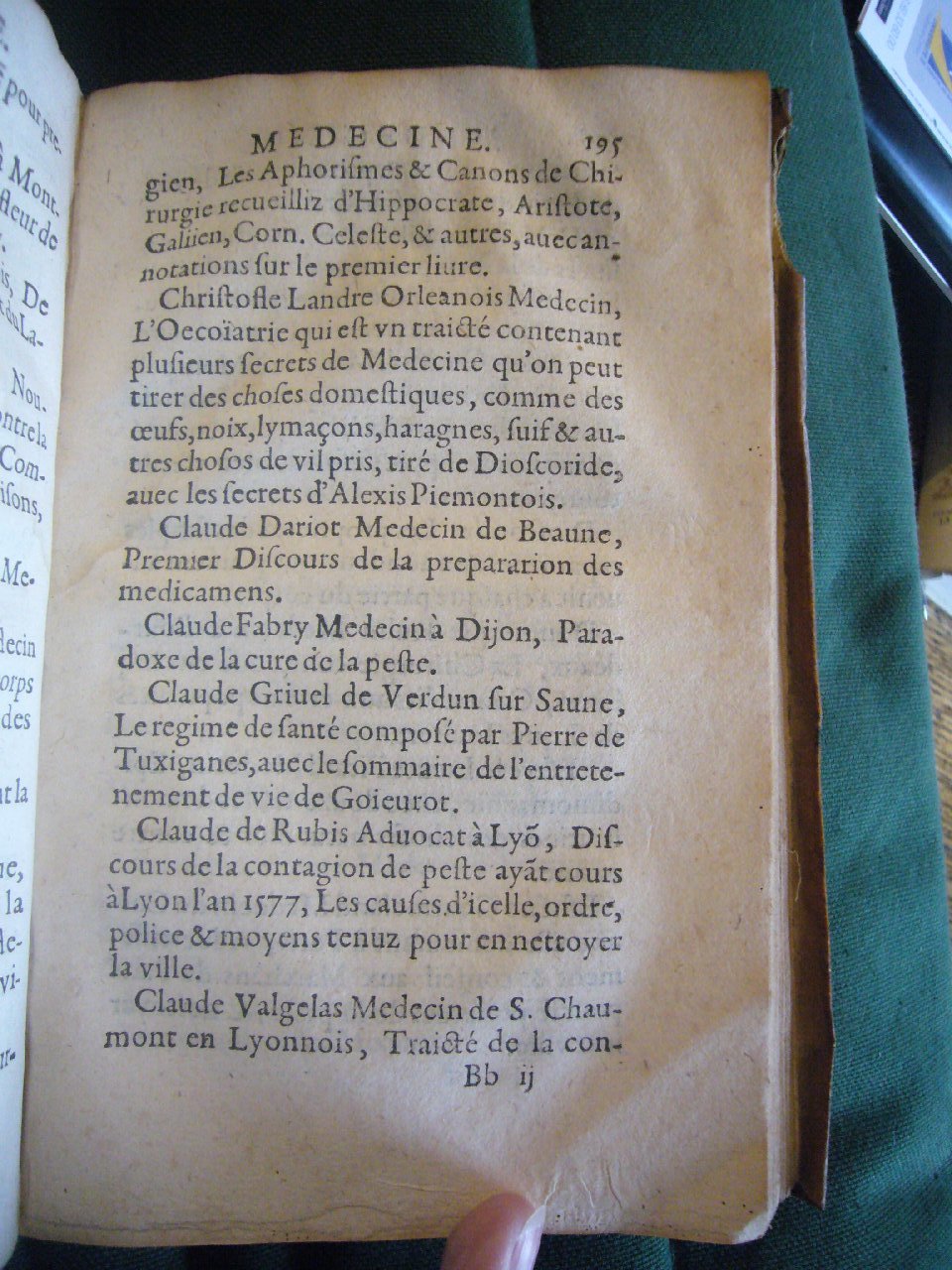 1602 - François Jacquin - Trésor des bons esprits français - BnF Arsenal