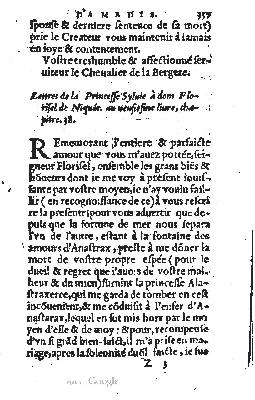1567 - Jean Pygot - Trésor des Amadis - BM Lyon 1567 - Jean Pygot - Trésor des Amadis - BM Lyon