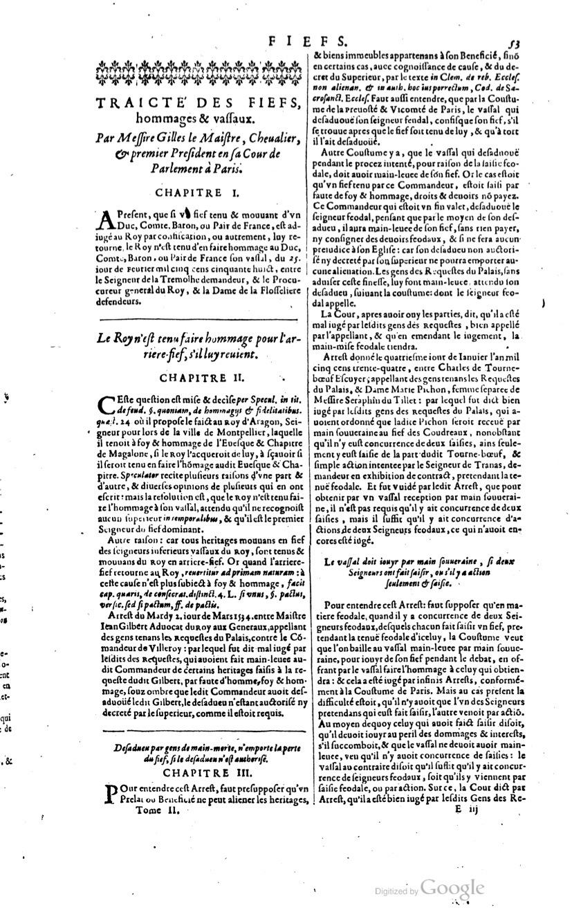 1629 - Veuve Nicolas Buon - Trésor du droit français (29620 T. 2) - BM Lyon