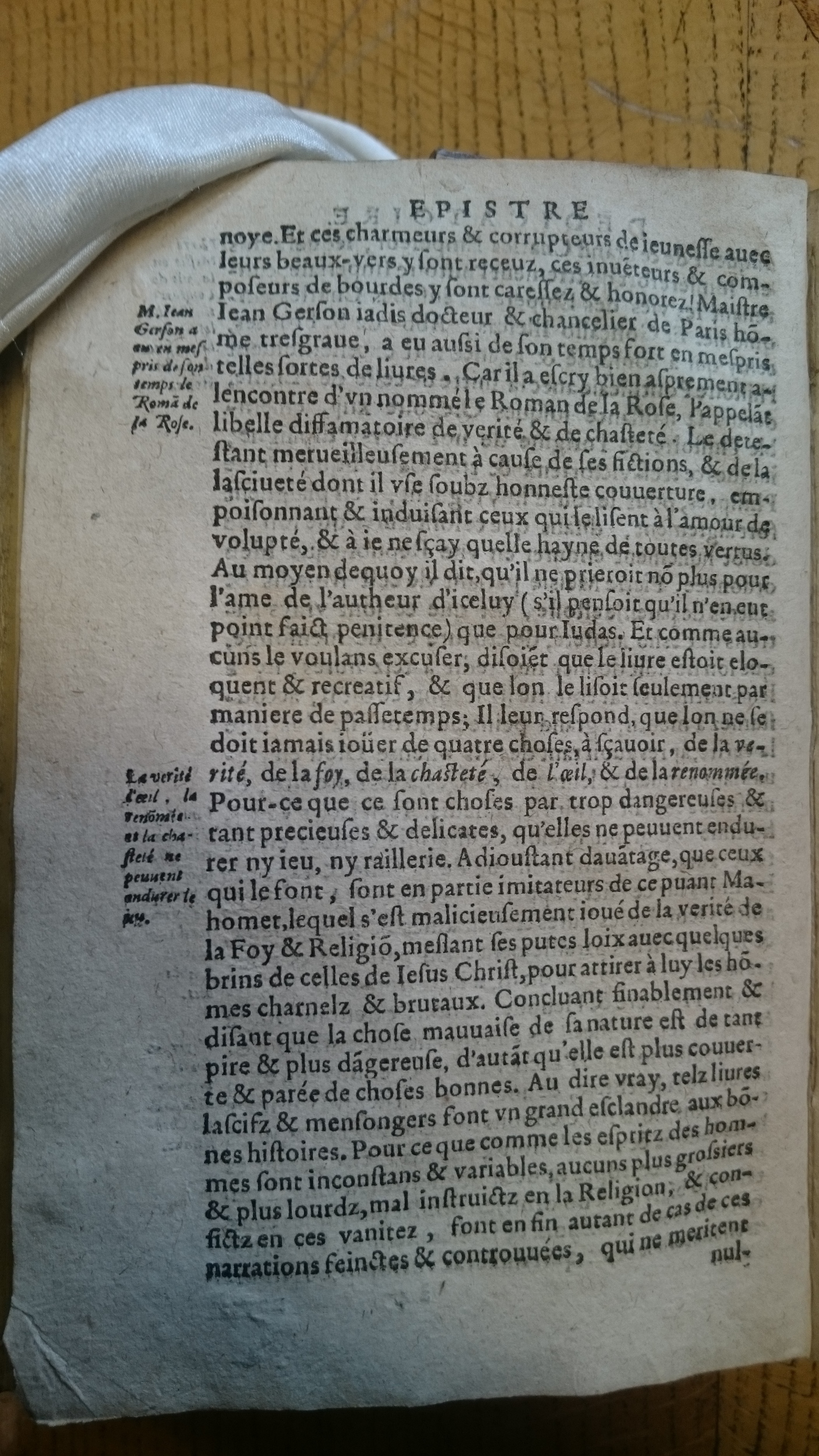 1596 - Jean Bogart - Trésor des faits et dits mémorables des hommes saints et illustres - Douai Quincy