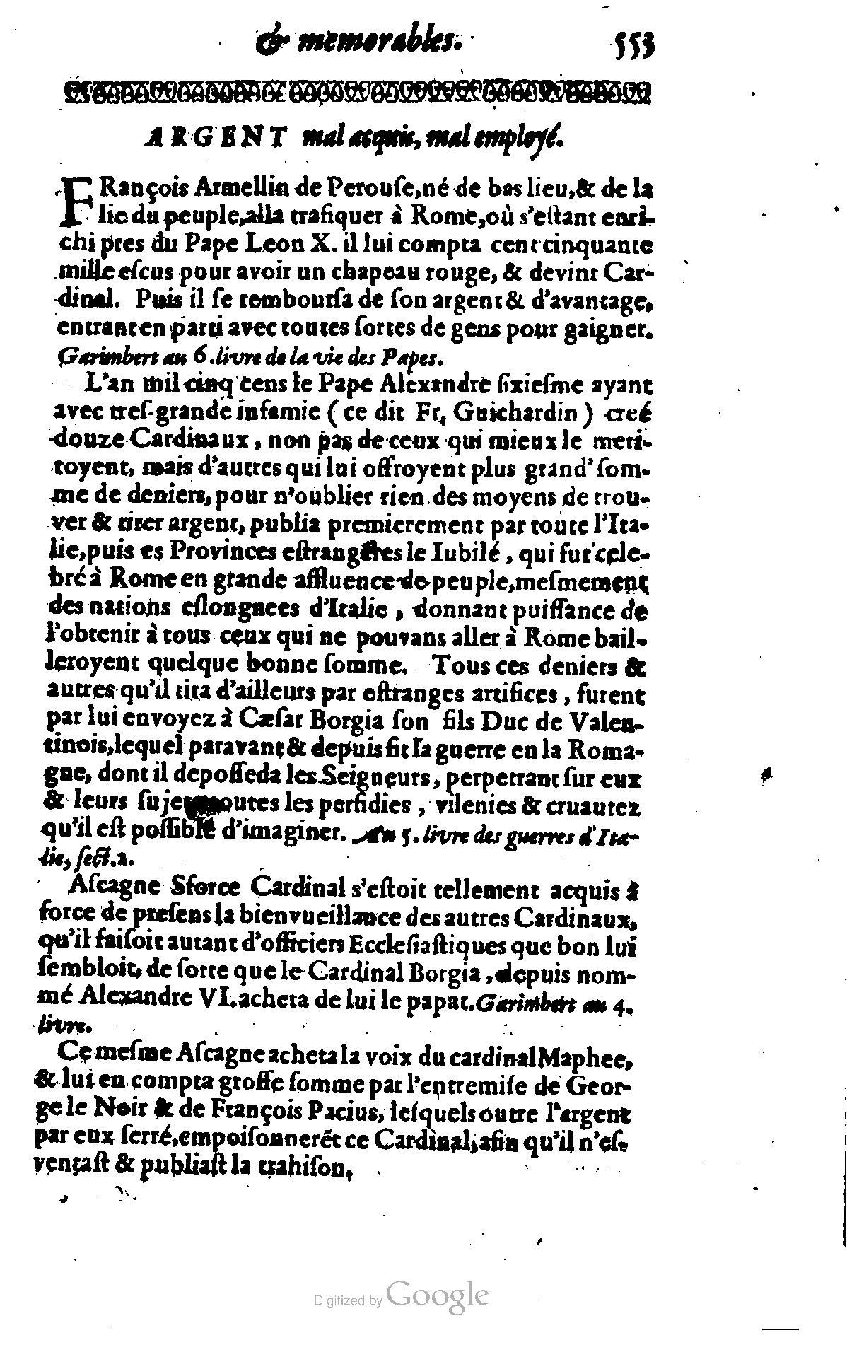 1628 - Jacques Crespin - Trésor d’histoires admirables et mémorables - BSB Munich