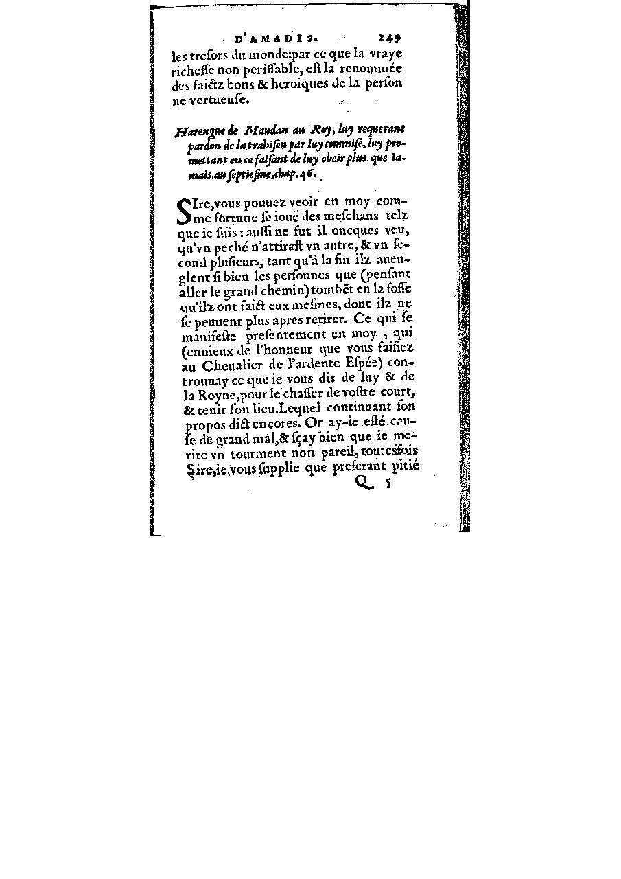 1572 - Veuve Gabriel Cotier - Trésor des Amadis - BM Lyon