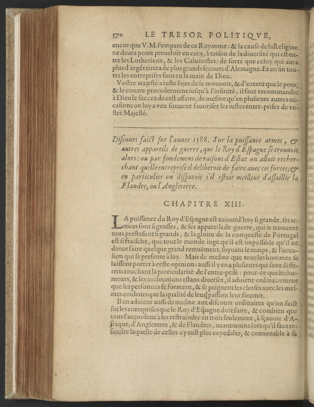 1608 - Nicolas Du Fossé - Trésor politique - BnF Tolbiac