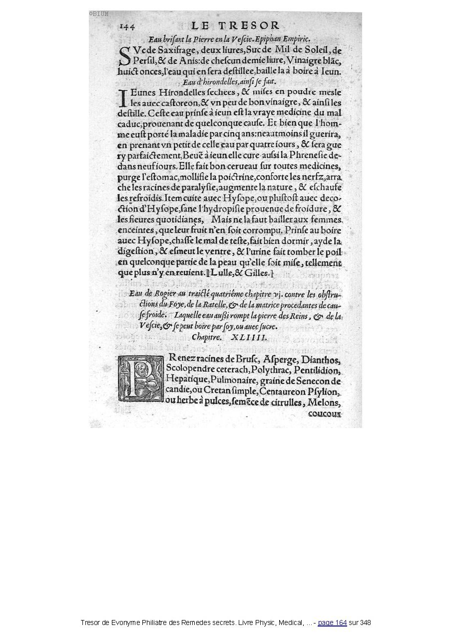 1555 - Balthazar Arnoullet - Trésor d’Évonyme Philiatre - Université Paris Cité