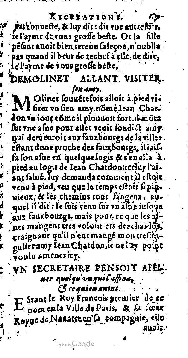 1616 - Balthazar Bellère - Trésor des récréations - NK ČR Prague 1616 - Balthazar Bellère - Trésor des récréations - NK ČR Prague