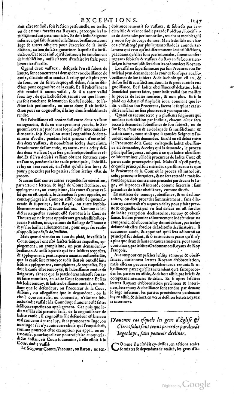 1629 - Veuve Nicolas Buon - Trésor du droit français (21754 T. 1) - BM Lyon
