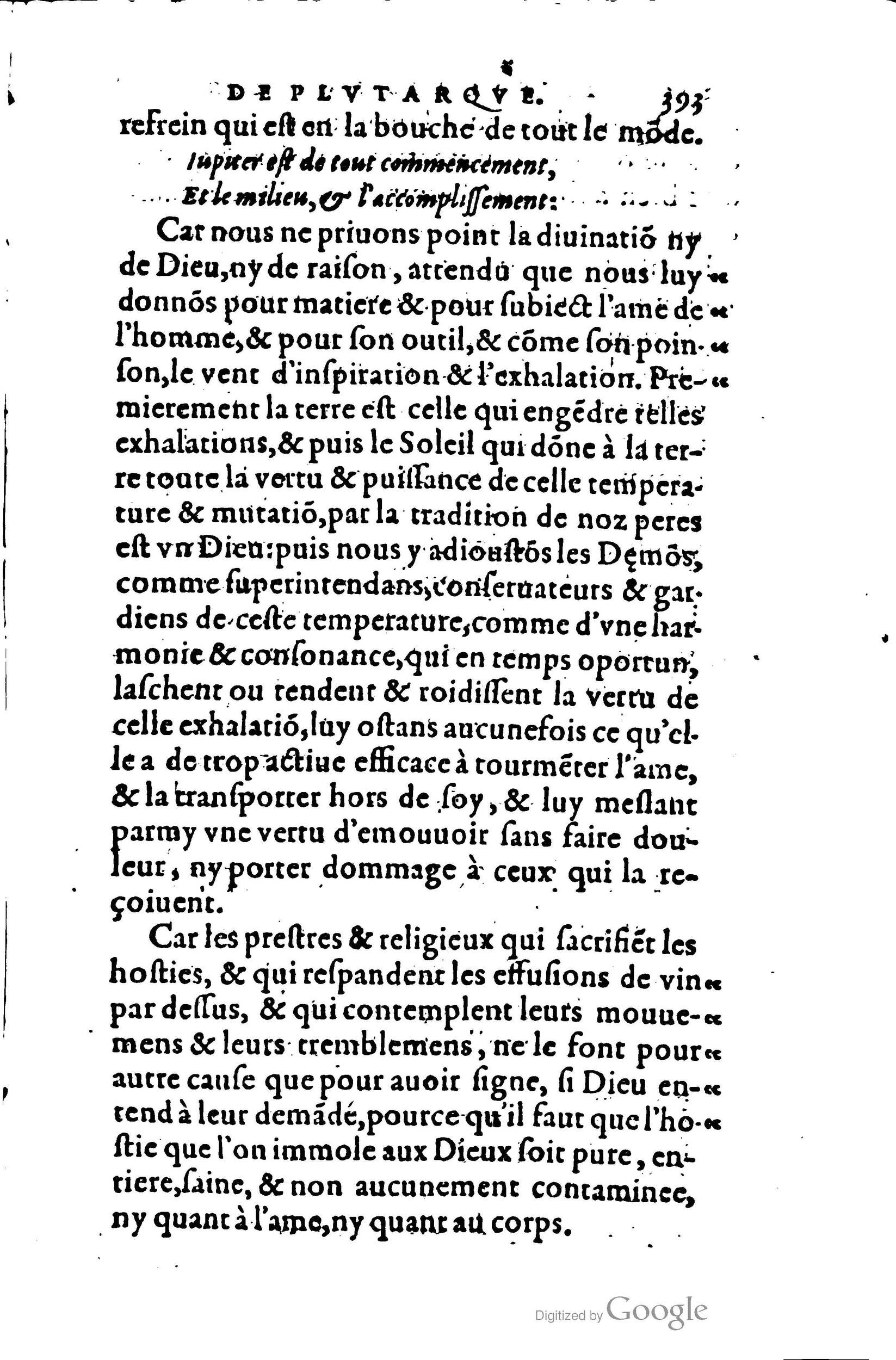 1578 - Jean Poupy - Trésor des morales de Plutarque - BSB Munich