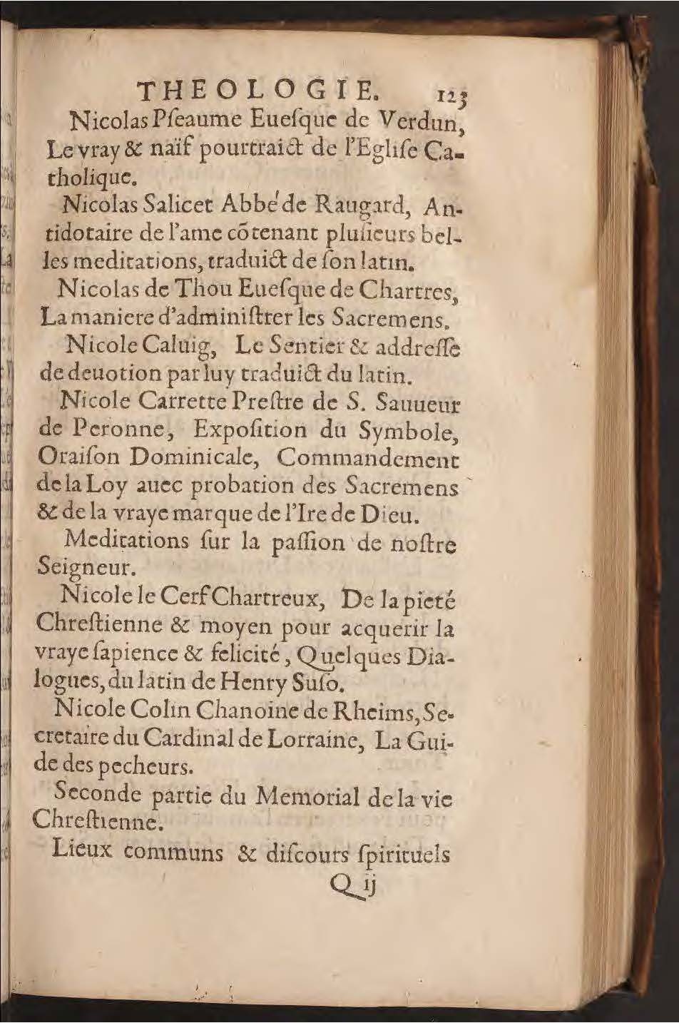 1602 - François Jacquin - Trésor des bons esprits français - BnF Arsenal
