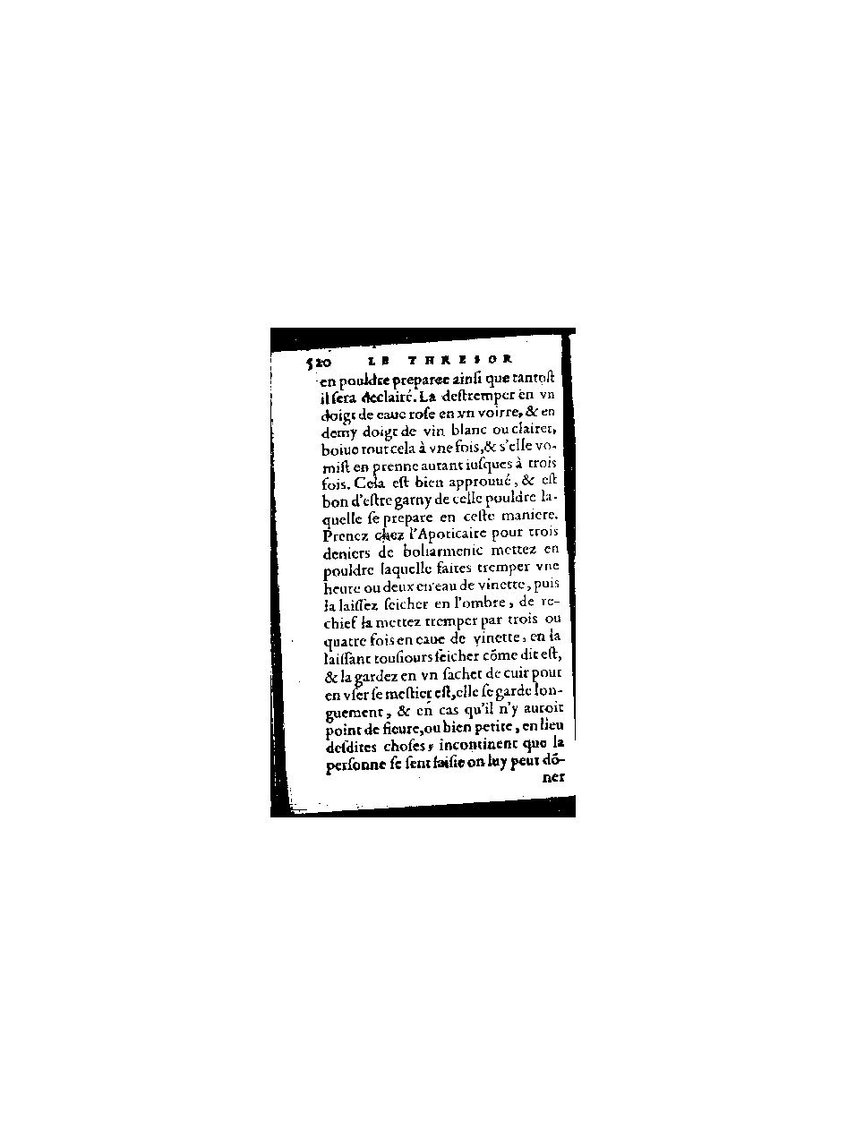 1578 - Benoît Rigaud - Trésor de médecine tant théorique que pratique - BnF