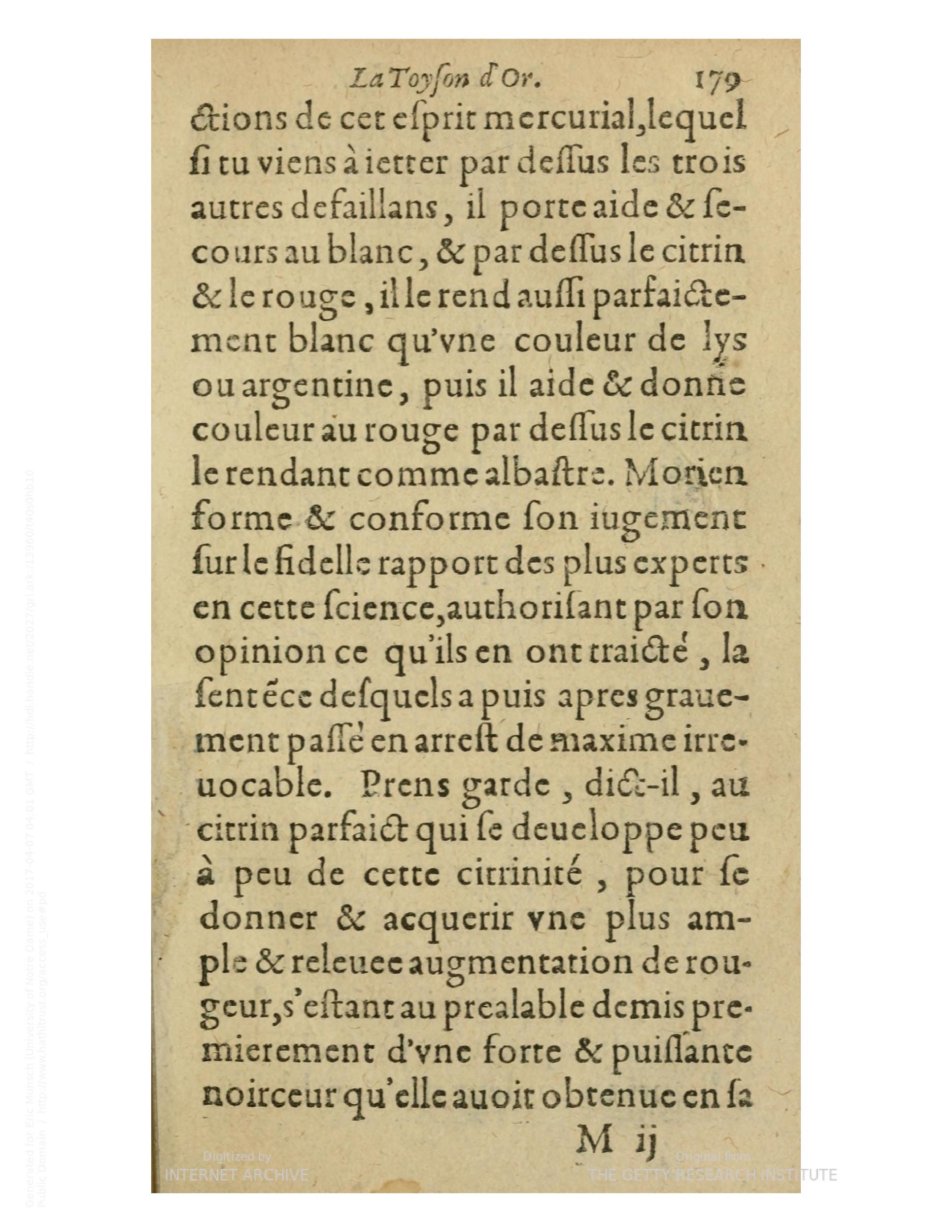 1612 - Charles Sevestre - Toison d’or ou la fleur des trésors - Getty Research Institute