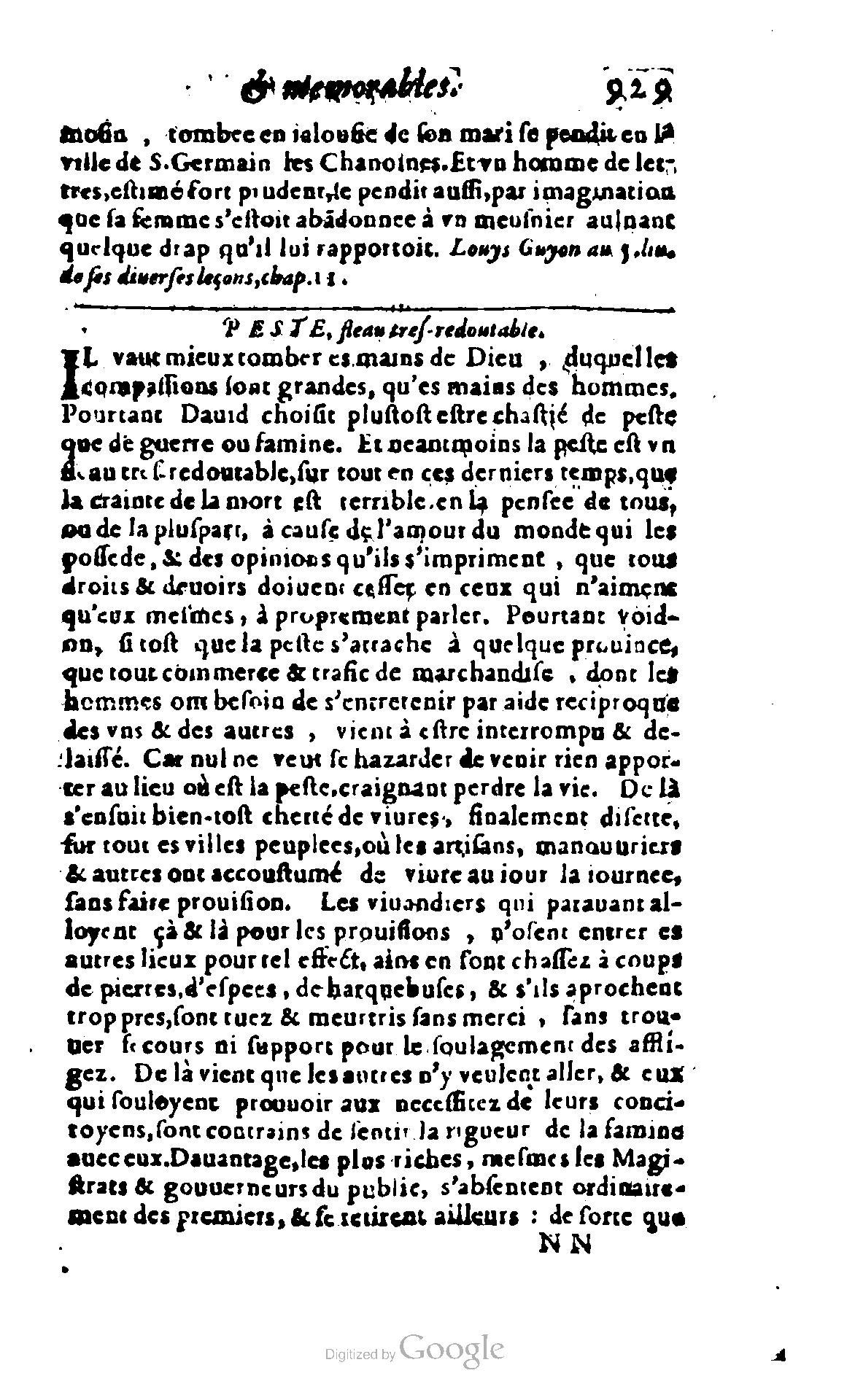 1620 - Samuel Crespin - Trésor d’histoires admirables et mémorables - BCU Lausanne