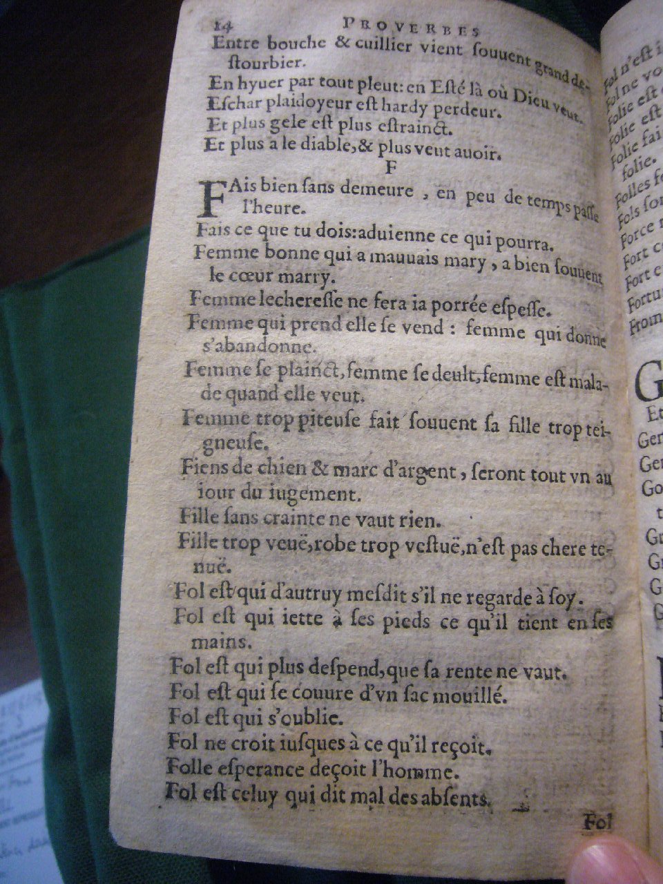 1617 - François Lefebvre - Trésor de sentences dorées et argentées - BnF Tolbiac