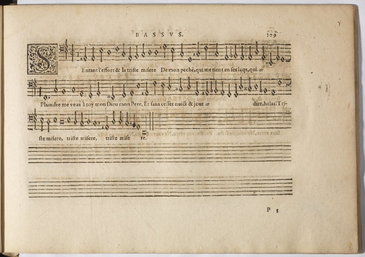 1594 - Paul Marceau - Trésor de musique d&#039;Orlande de Lassus, Superius, Bassus, Tenor, Quinta pars - BnF