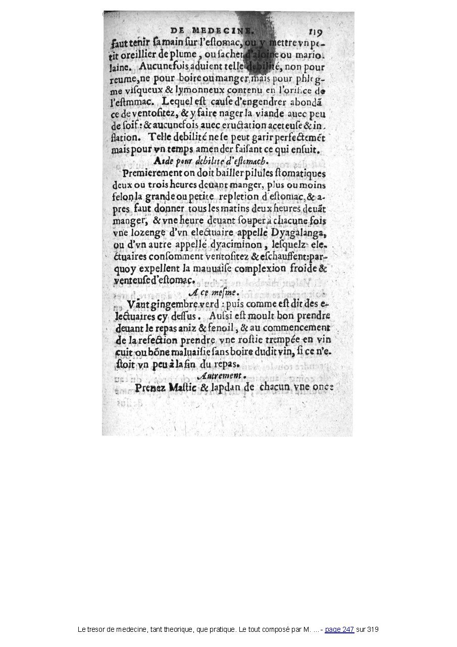 1560 - Pierre et Jan Moine - Trésor de médecine - Université Paris Cité