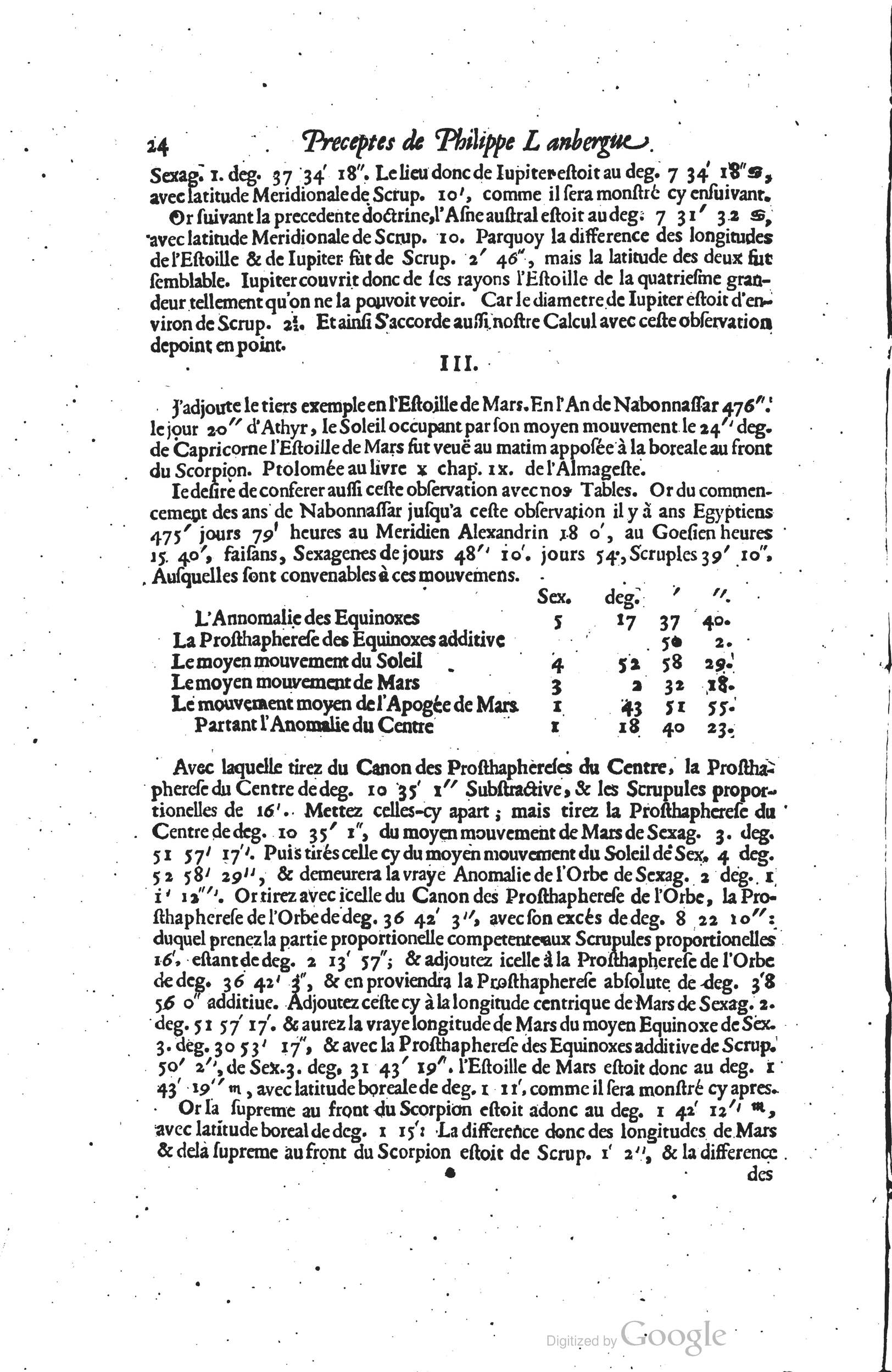 1634 - Zacharie Roman - Les Tables perpétuelles - Universiteit Leiden