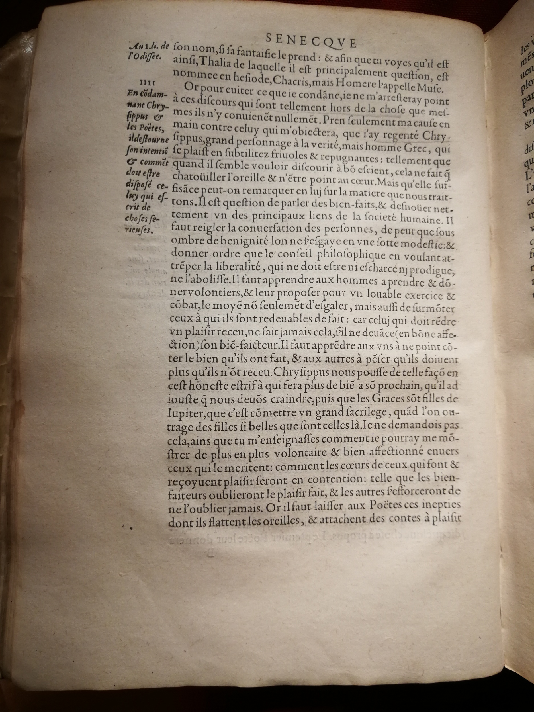 1595 - Jean Houzé - Œuvres morales et mêlées de Sénèque, Trésor de philosophie morale - T. 1 - BnF 1595 - Jean Houzé - Œuvres morales et mêlées de Sénèque, Trésor de philosophie morale - T. 1 - BnF