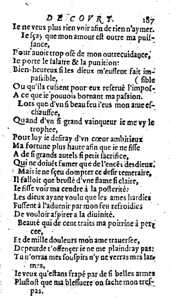 1606 - Théodore Reinsart - Trésor des chansons amoureuses recueillies des plus excellents airs de cour - Livre I - NK ČR Prague