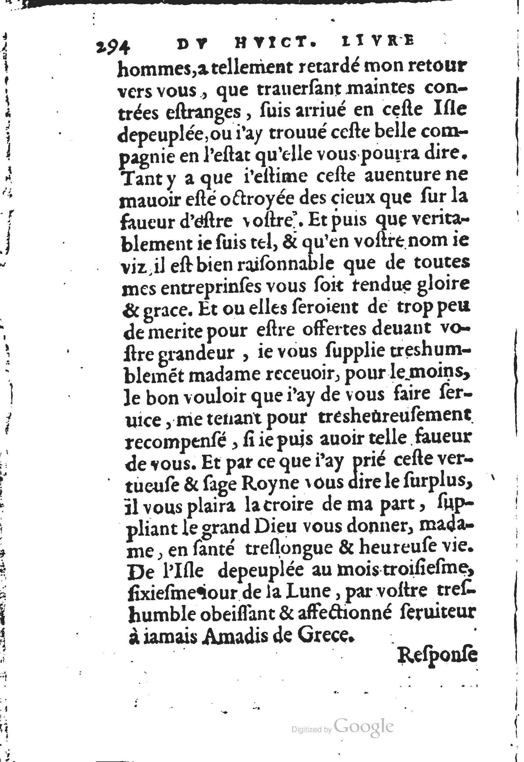 1560 - Jean d’Ogerolles et Gabriel Cotier Lyon - Trésor des Amadis - BSB Munich