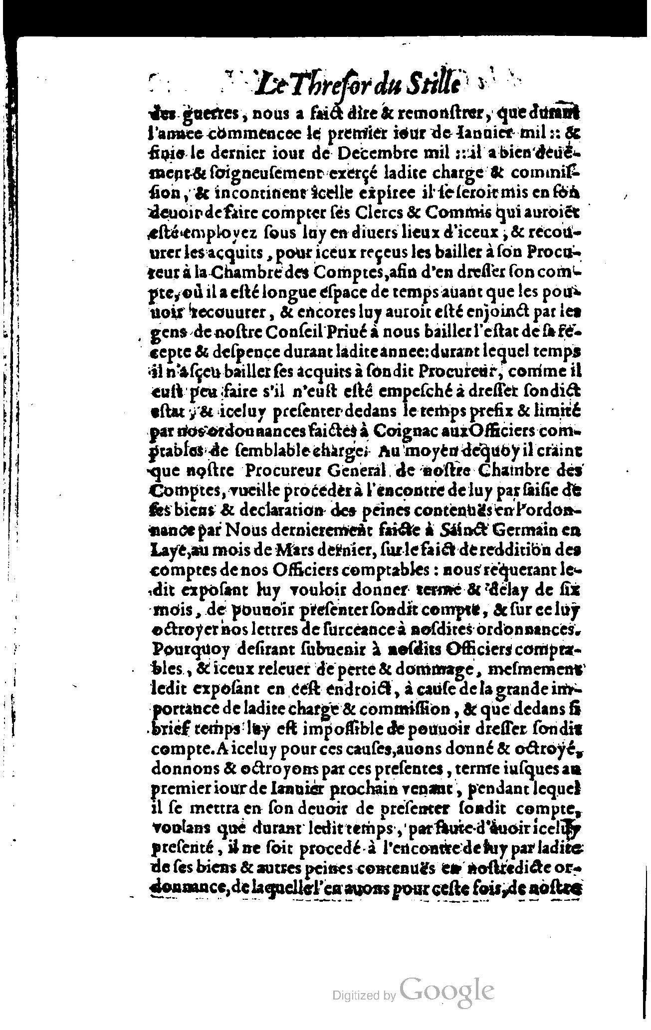 1614 - Jean Richer - Trésor du nouveau style et protocole de la chancellerie de France - BSB Munich
