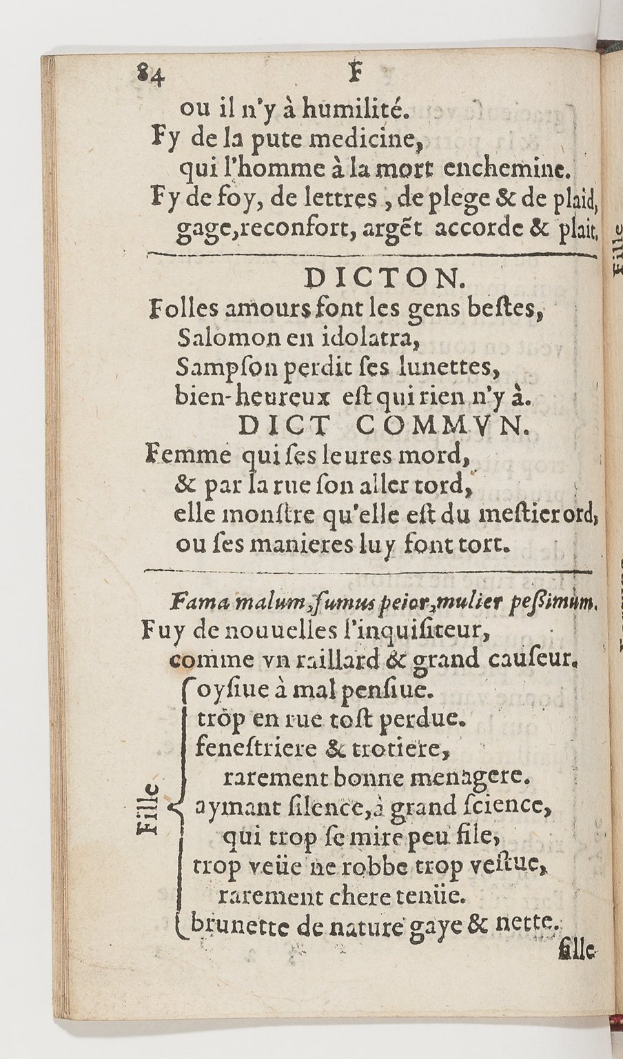 1577 - Jean d’Ogerolles - Trésor de sentences dorées - BnF Arsenal