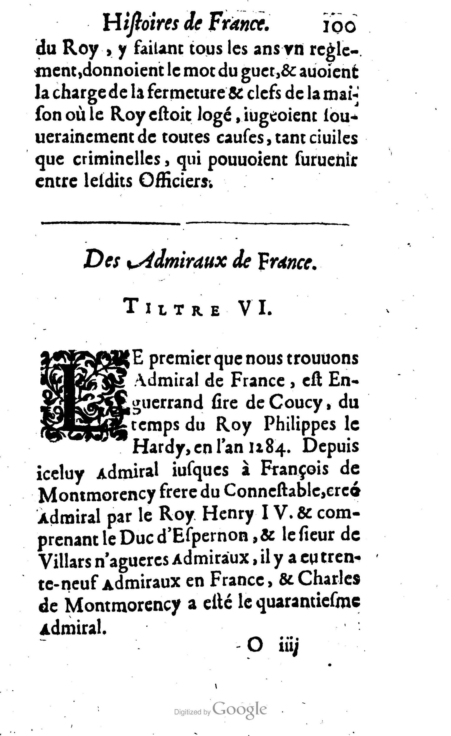 1638 - Jean Corrozet - Trésor des histoires de France - BM Lyon